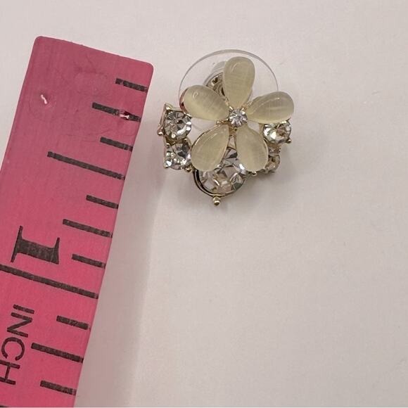 925 Marked Flower Earrings Stud posts Costume Jewelry Preppy Flowers - Picture 3 of 13